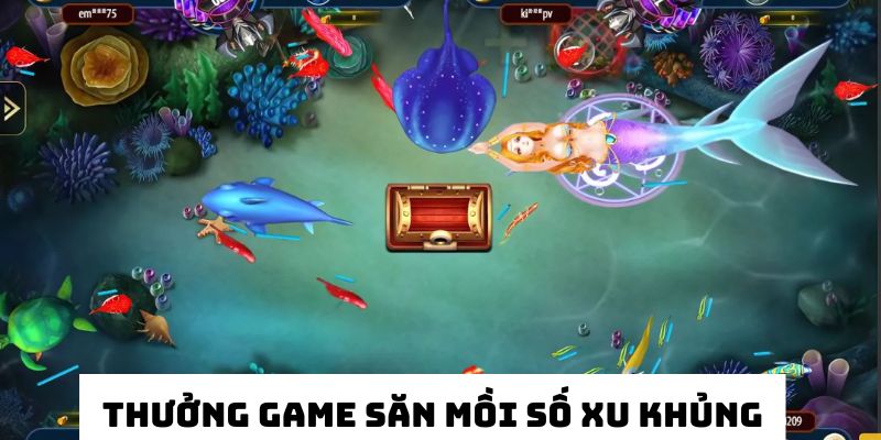 Thưởng game săn mồi số xu khủng tại Game bắn cá Icá WW88